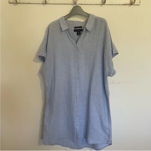Tahari linen T-shirt dress size XL